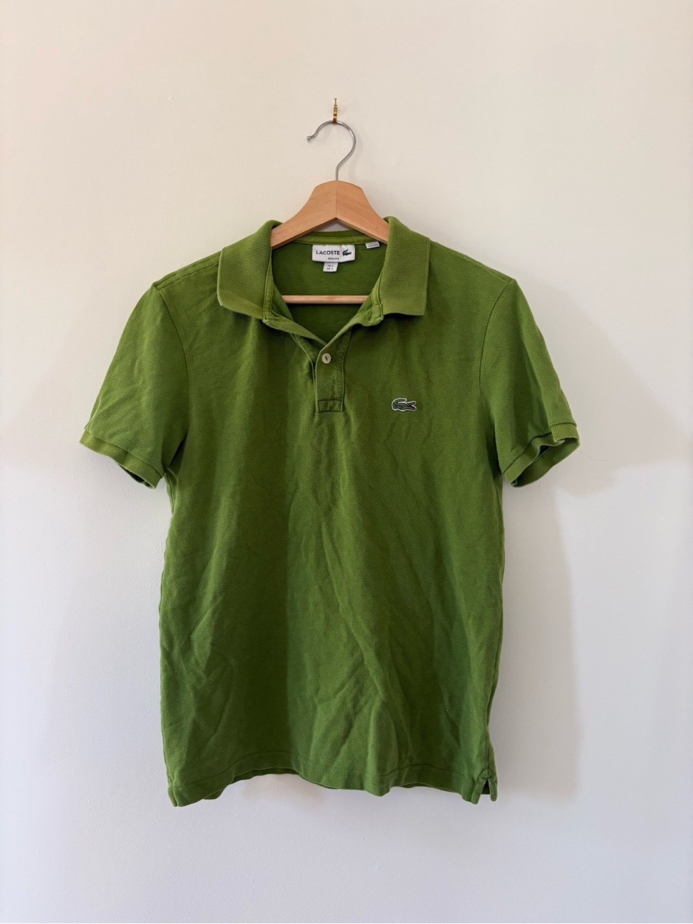 Lacoste Green Short-Sleeve Classic Polo